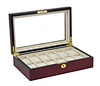 12 Compartment Wooden Watch Box Organizer